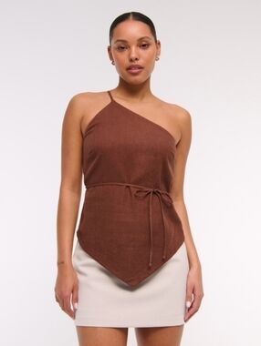NWOT Abercrombie & FITCH Scarlett Mini Skort In Deep Toup Sz XL